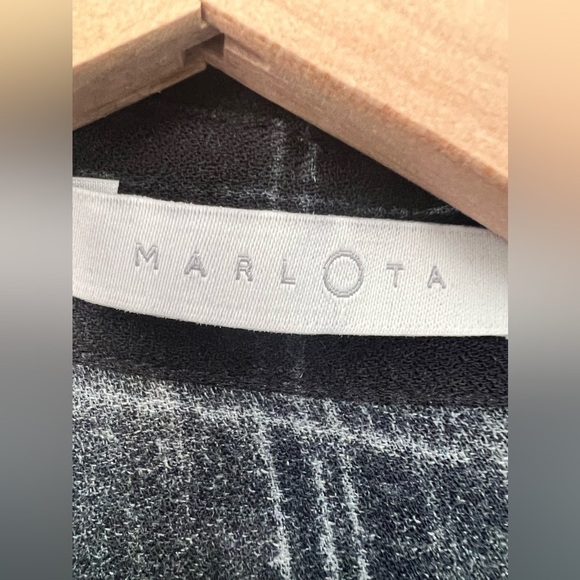 Marlota- Elegant Black Checkered Dress- 36 ( 6) - Picture 3 of 3